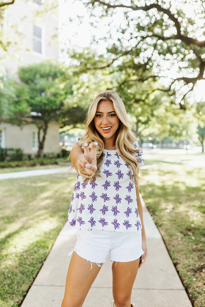 PREORDER Charlie Top - Frog | The Impeccable Pig