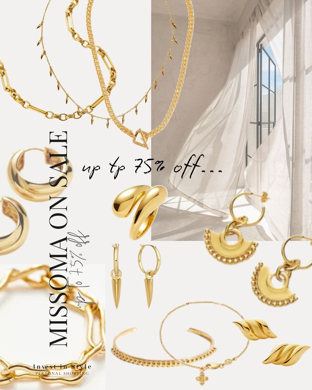 This is an incredible Sale! 
It’s from the perfectly imperfect selection - Heber the amazing discounts but the quality is excellent. 
Earrings starting at £20 - 60% off best sellers ! 
Many more styles available in silver and gold 

Jewellery sale missoma 
Brand alley 
Gifts 

#LTKgiftguide #LTKluxury #LTKsale