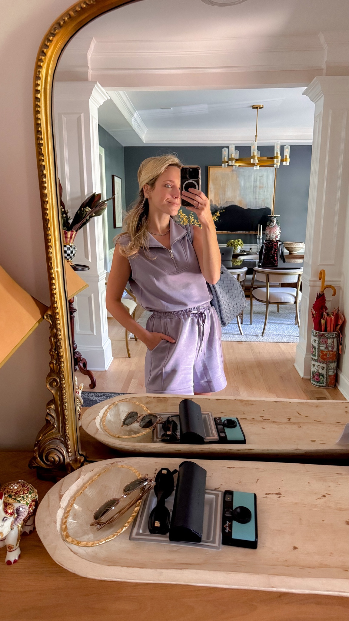 2 piece set matching set amazon fashion amazon set colorblock set preppy outfit preppy fashion mom outfit casual outfit affordable outfit purple shorts set 

 #LTKgrwm #LTKootd #LTKmomlife