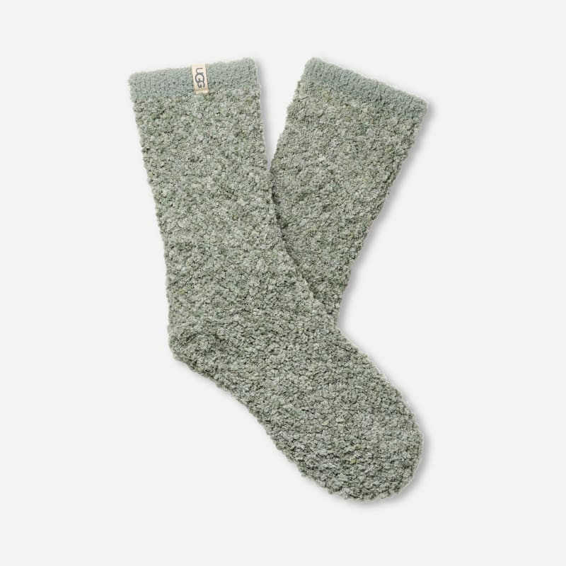 UGG® Women's Cozy Chenille Sock Recycled Materials/Polyester Blend in Grey Mist | UGG (US)