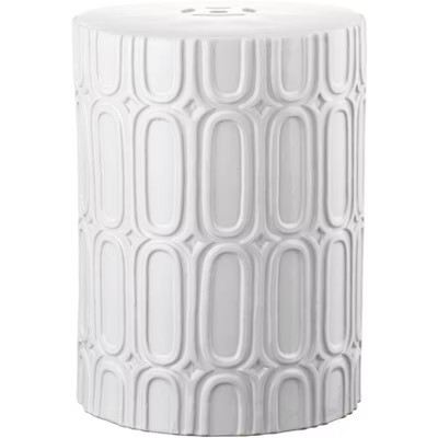 Melody 16" Garden Stool - ACS4529 - Antique White - Safavieh | Target