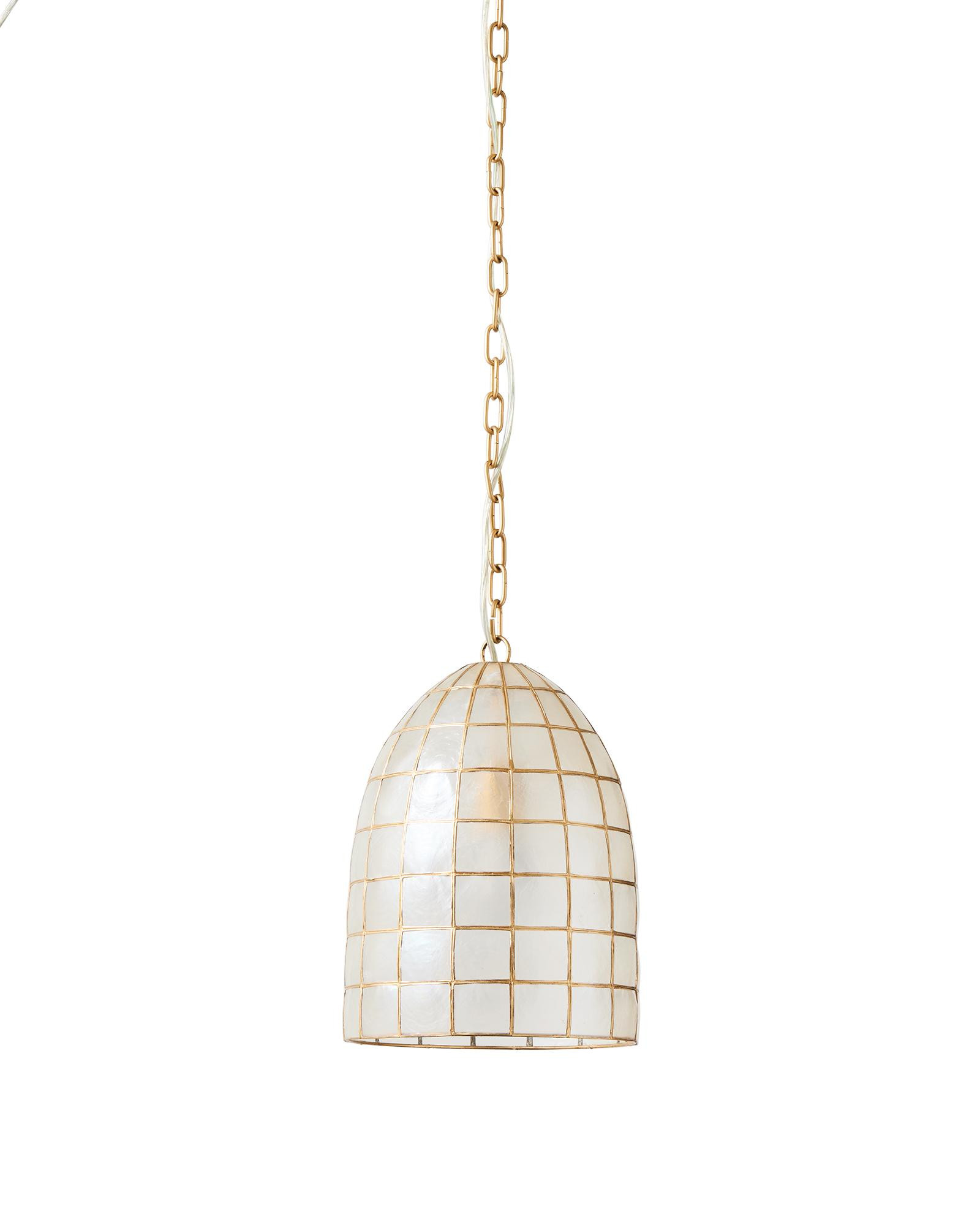 Capiz Shell Mosaic Pendant | Serena and Lily
