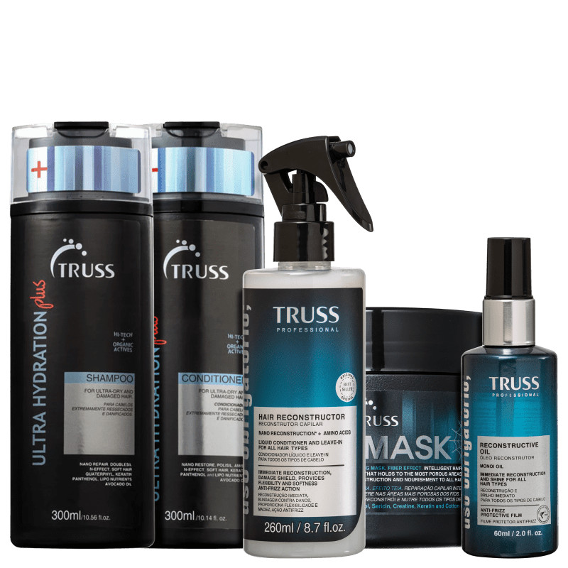 Kit TRUSS Reconstrução e Hidratação (5 Produtos) | Beleza Na Web (BR)
