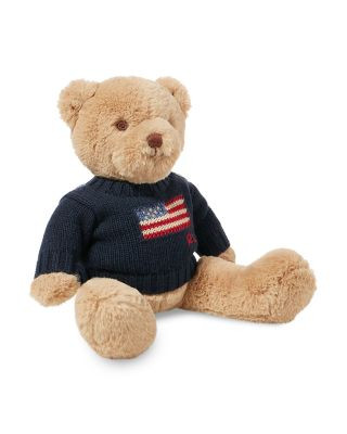 Ralph Lauren Polo Small Flag-Sweater Polo Bear - Baby  | Bloomingdale's Kids | Bloomingdale's (US)