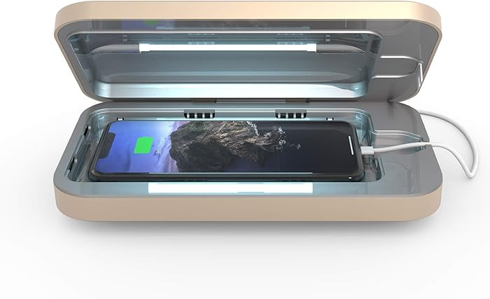PhoneSoap 3 UV Cell Phone Sanitizer & Dual Universal Cell Phone Charger Box | Patented & Clinical... | Amazon (US)
