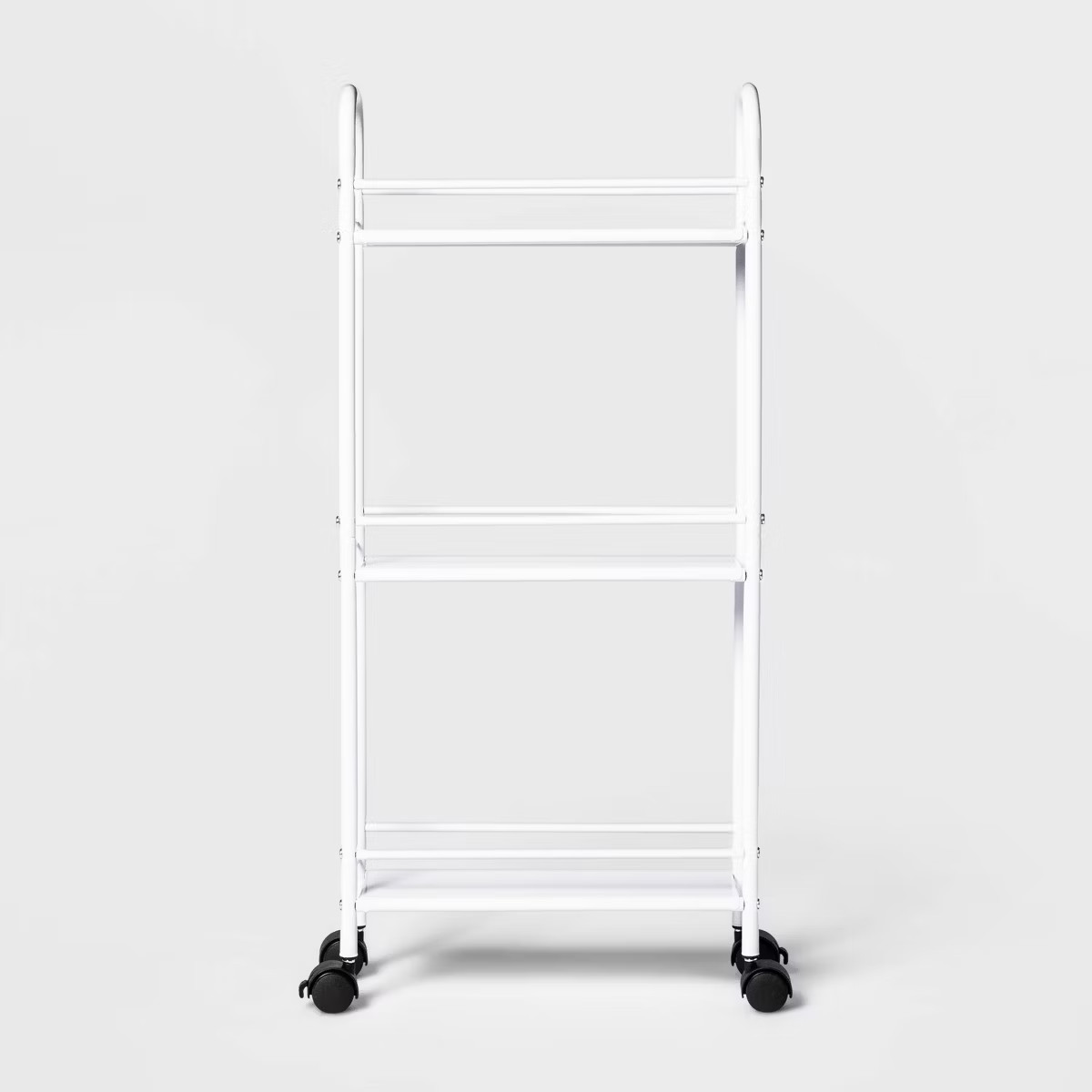 Narrow Storage Cart White - Room Essentials™: Rolling Utility, Bathroom Organizer, Dorm Essenti... | Target