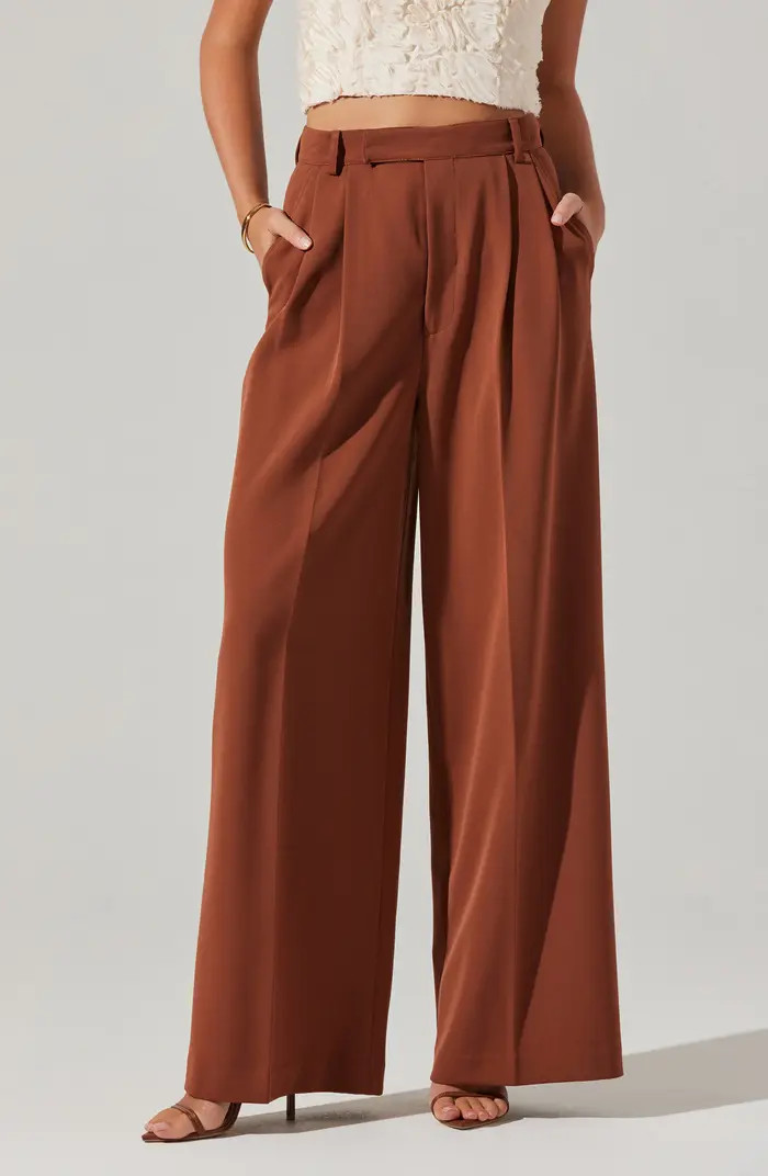 Milani High Waist Wide Leg Pants | Nordstrom