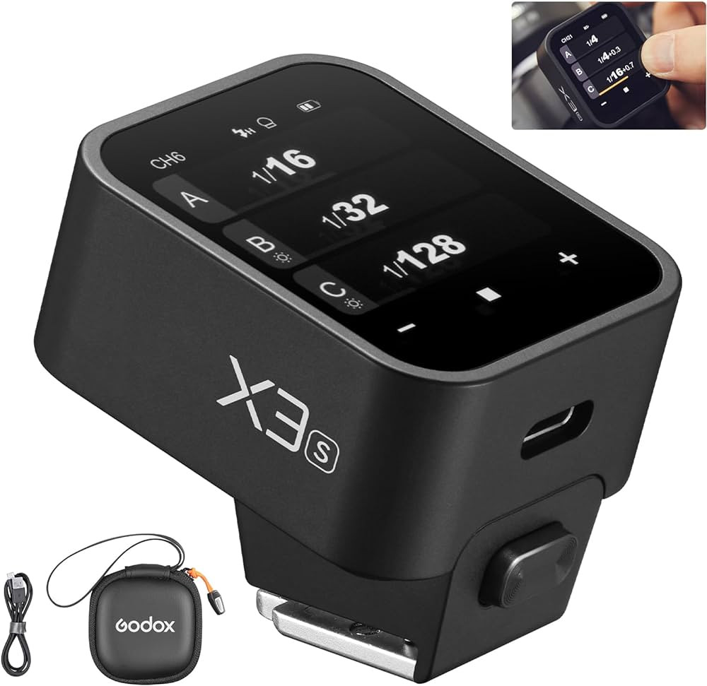 Godox X3S X3-S TTL Wireless Flash Trigger for Sony Camera,OLED Touchscreen Flash Transmitter,Buil... | Amazon (US)