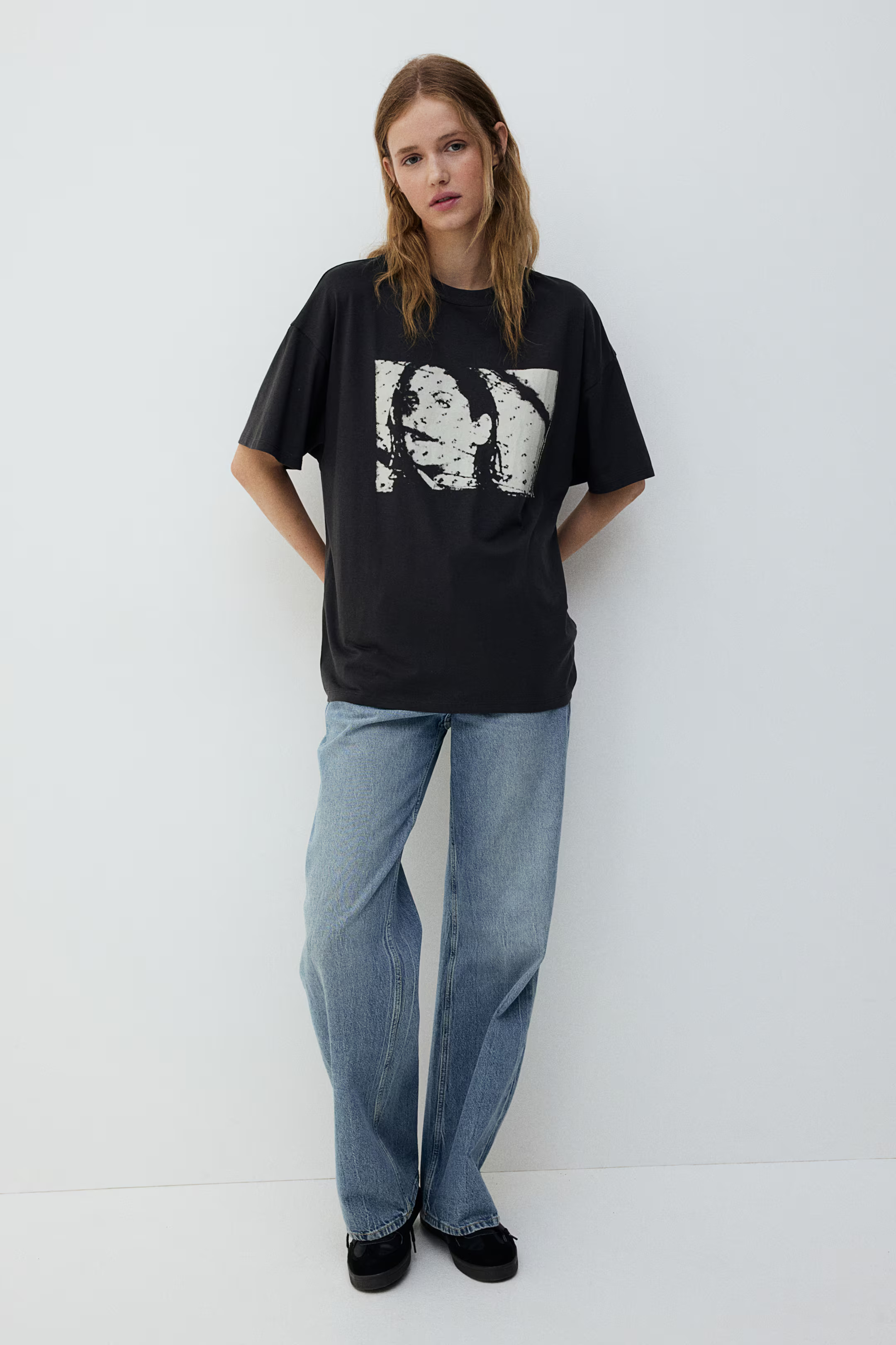 Oversized Printed T-shirt | H&M (US + CA)