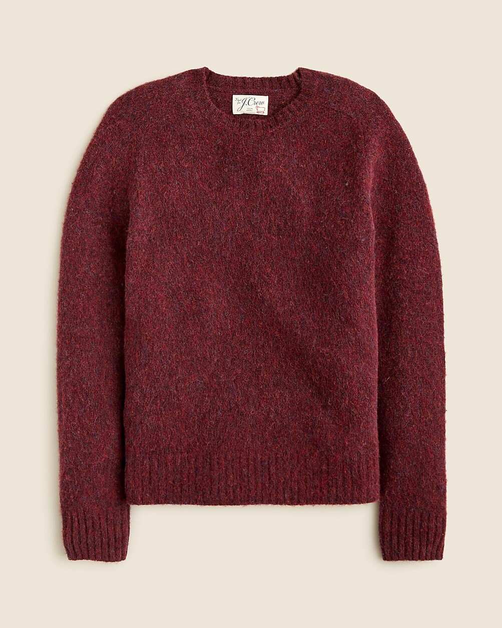 Brushed wool crewneck sweater | J. Crew US