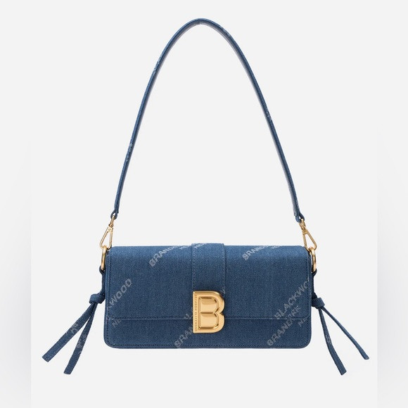 NWT Brandon Blackwood Nia Bag- BB logo denim | Poshmark