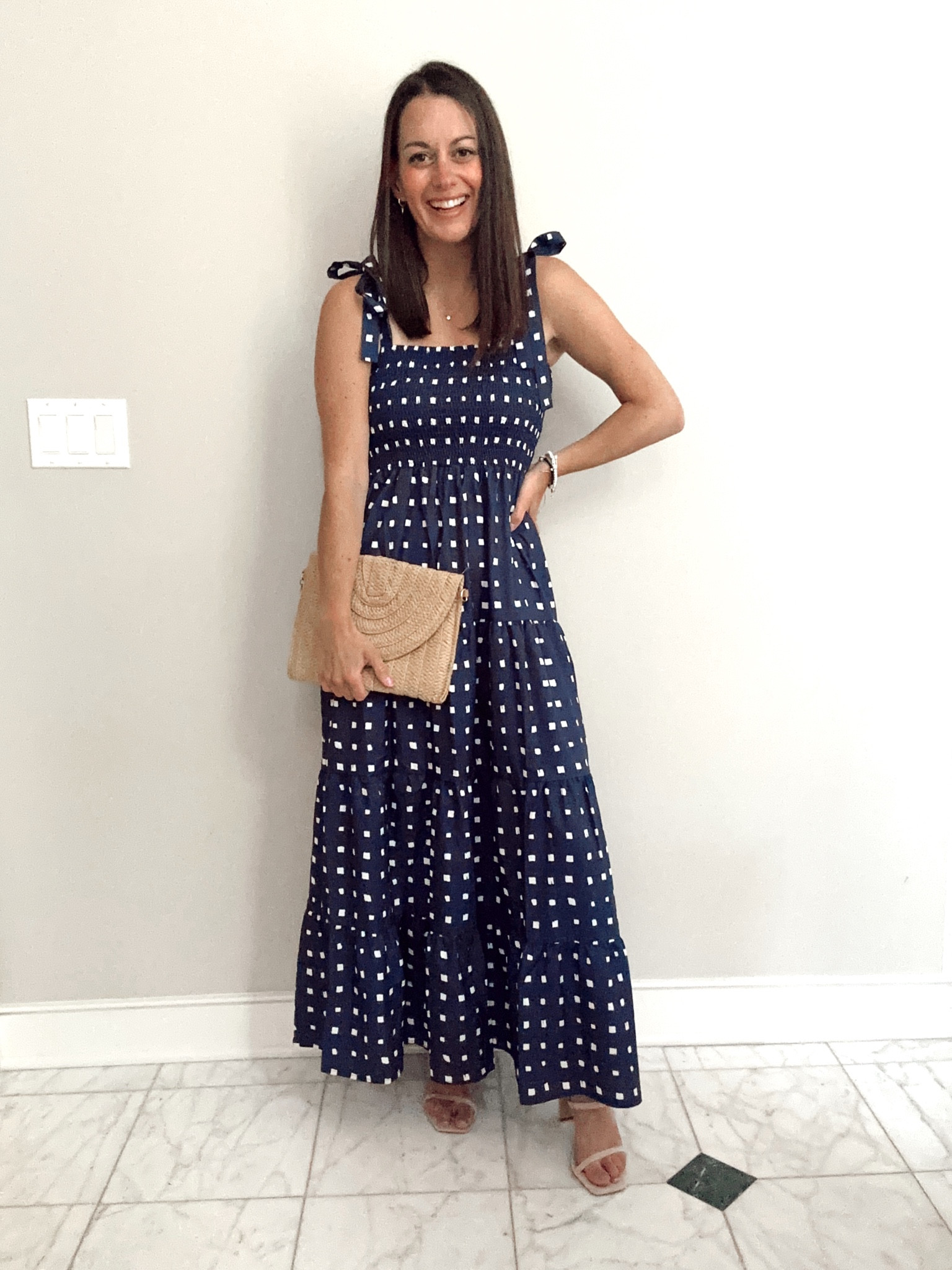 Amazon maxi dress runs true to size - I’m wearing a small. Amazon straw clutch and heels. Perfect 4th of July outfit! 



#LTKSeasonal #LTKunder50 #LTKstyletip