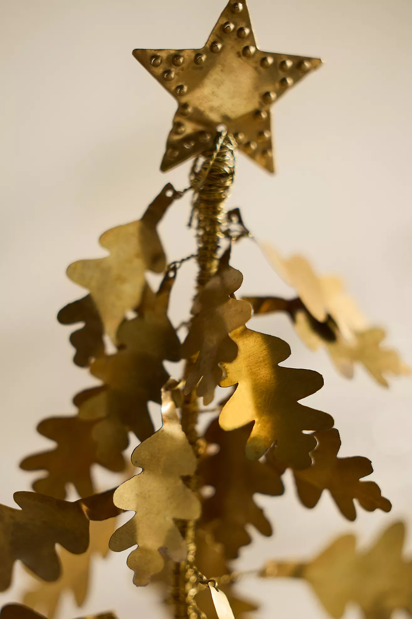 Mini Metal Oak Leaf Tree | Anthropologie (US)