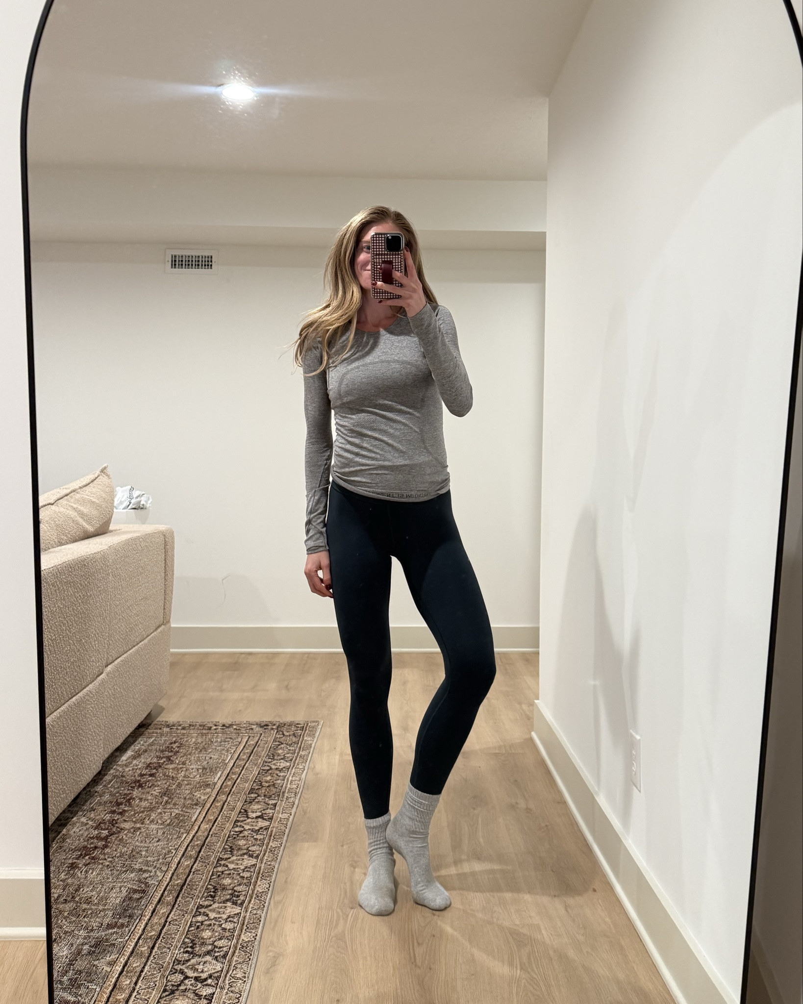Medium tall in leggings for bump (athleta usually runs on the bigger side)
Sized up to 6 in long sleeve


Athleta, bump friendly, winter walking outfit, Lululemon 

#LTKActive #LTKBump #LTKTall