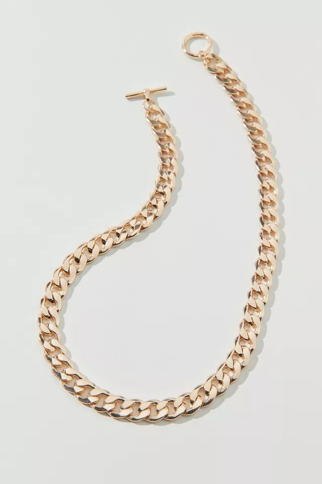 Gabi Curb Chain Toggle Necklace | Urban Outfitters (US and RoW)