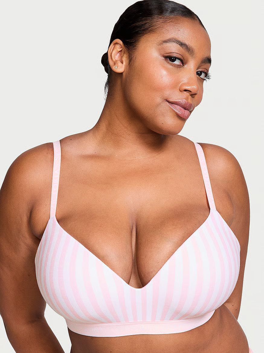 Lightly Lined Wireless Cotton Bra | Victoria's Secret (US / CA )