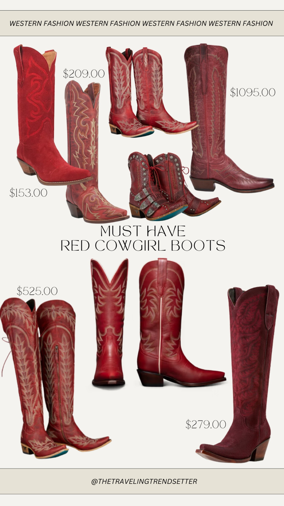 Red cowgirl boots all price ranges western fashion gift ideas for her

#LTKShoeCrush #LTKGiftGuide #LTKWorkwear