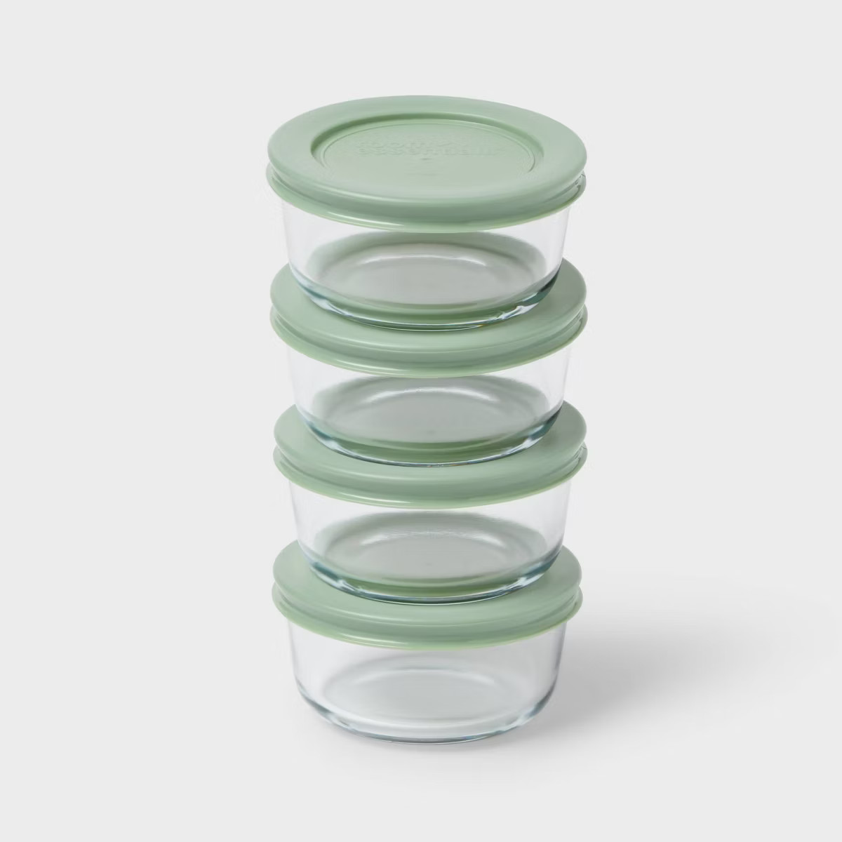 4pk Glass Round Food Storage Container Set - Room Essentials™ | Target