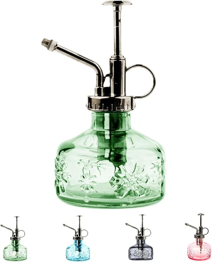 XXXFLOWER Glass Plant Mister Spray Bottle for Indoor Plant Spritzer Succulent Watering Bottle | Amazon (US)