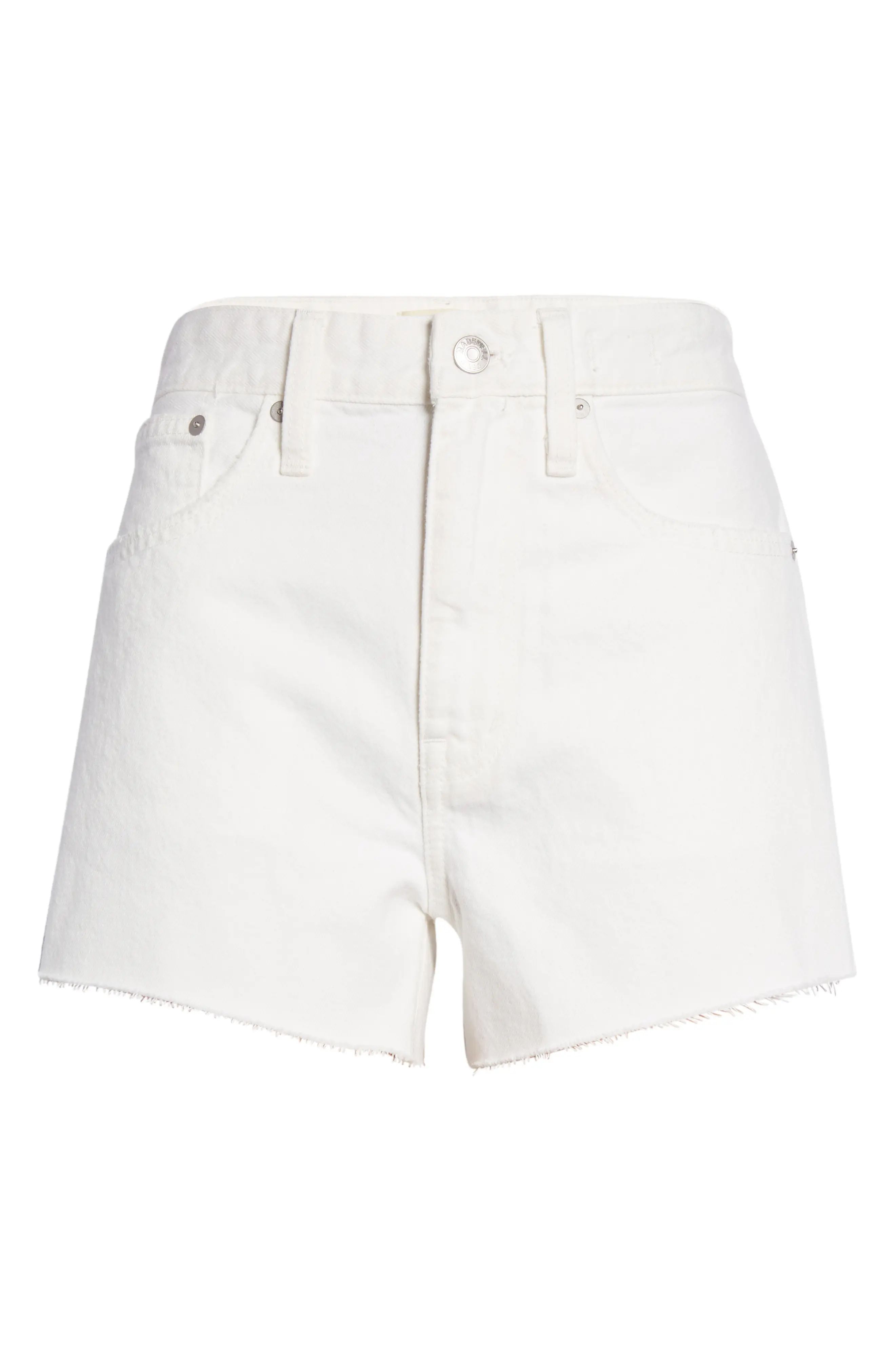 white jean shorts | Nordstrom | Nordstrom