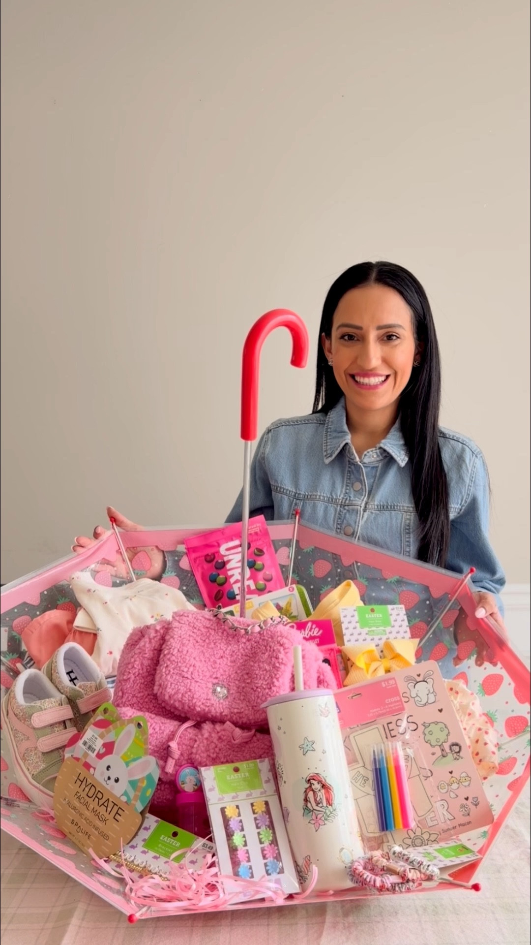 POV: You ditched the Easter basket and made something WAY cuter 🐣☂️💖

Obsessed with this umbrella idea… practical + fun 🙌🏽 Filled it with all her favorites!!  

#easter #girlmom #toddler 

#LTKmomlife #LTKSeasonal #LTKKids