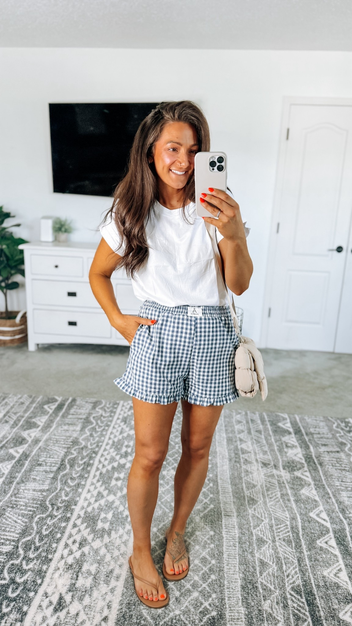 Trendy boxer shorts on limited time deal ($8-$15)!! True size and come in a ton of colors! The blue will be so cute for MDW & the 4th though! Love this cap sleeve white tee too! So good and perfectly oversized 

#LTKPetite #LTKSeasonal #LTKootd