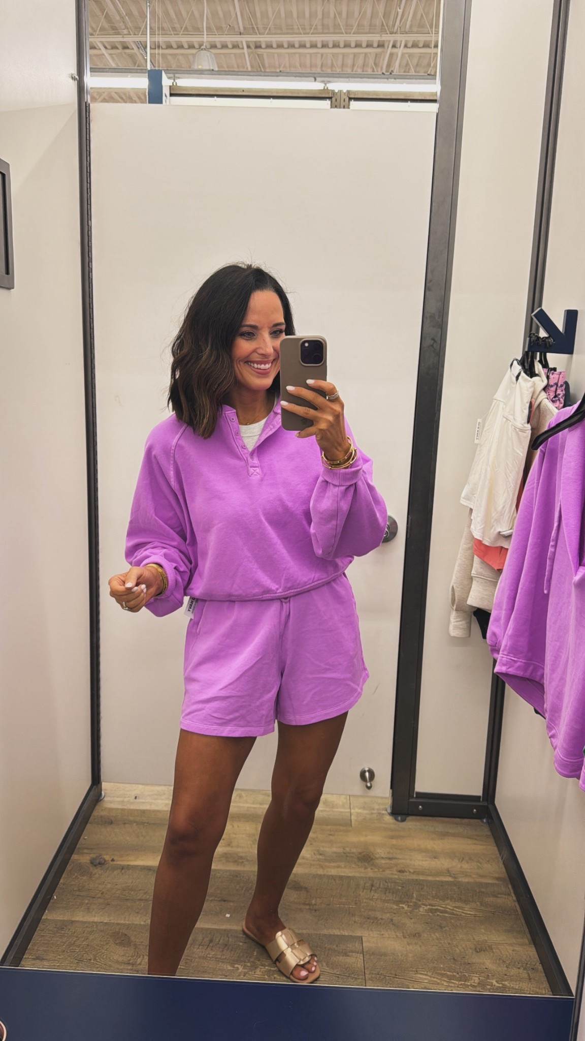 This Old Navy set in the color “Orchid” is the prettiest pop of purple for spring 💜

Such a bright, happy color that instantly makes a cozy outfit feel put together. The hoodie is so soft and easy to throw on (wearing a size small), and the matching shorts are comfy without being too oversized (wearing an XS).

Perfect for casual spring days, travel, morning coffee runs, or just lounging but still looking cute. If you love colorful basics for the new season, this one is so good 🤍 Linking it here.

#LTKPetite #LTKmomlife #LTKSpringSale