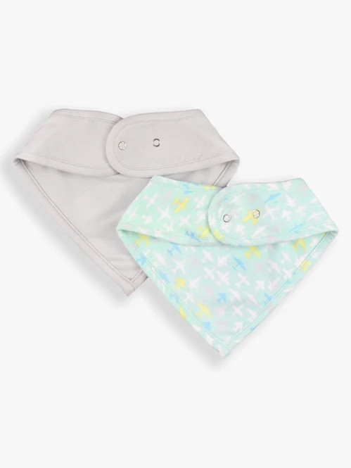 Knit 2-Pack Bandana Bibs | RuffleButts / RuggedButts