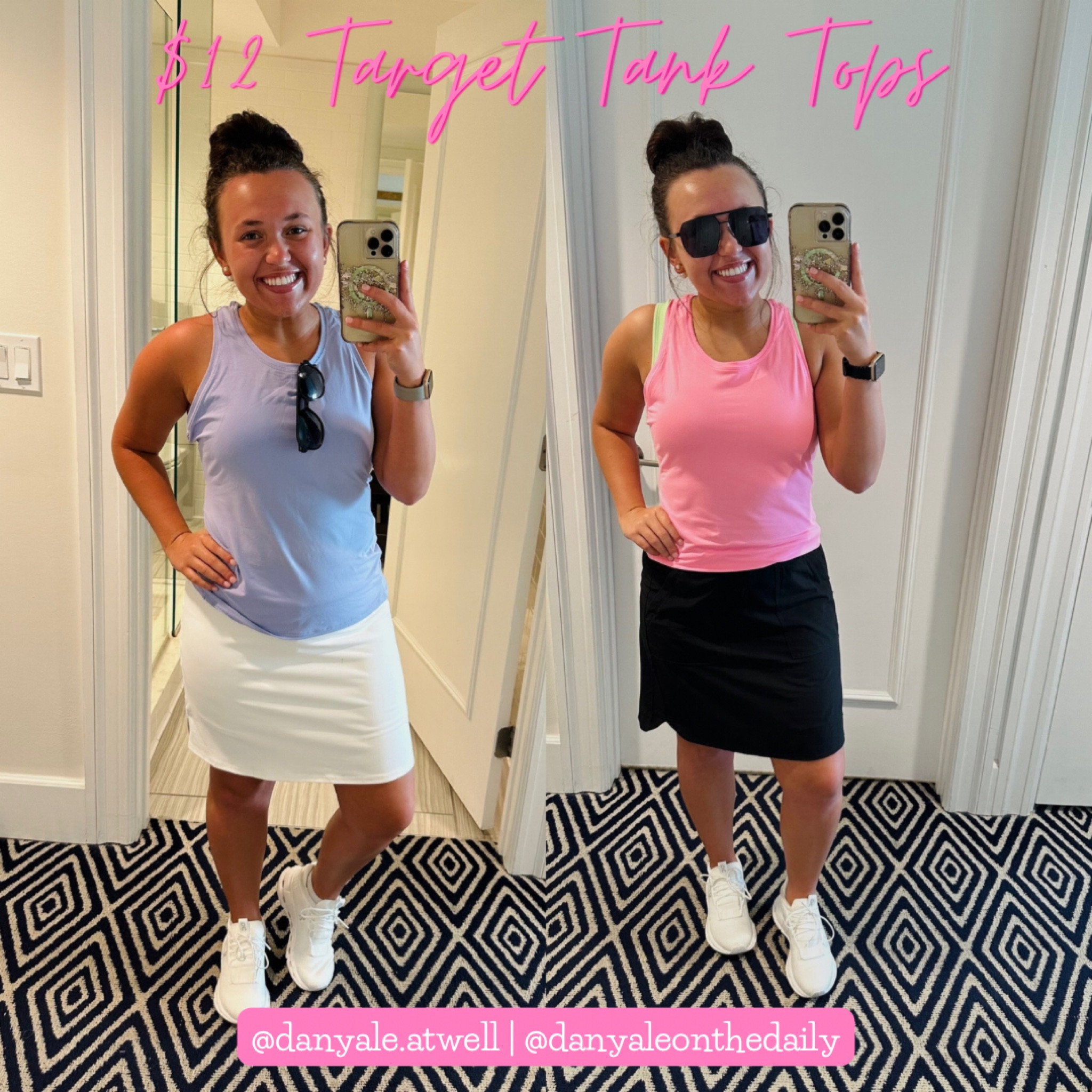 These $12 racerback tanks from Target have become my go-to this spring! I brought them on vacay and they were perfect for the early morning walks on the beach. 🌴☀️ I am wearing a size Small for reference! 

Target. Athletic wear. Spring tanks. Athletic tanks. Racerback tanks. Target spring fashion. New arrivals. Workout attire. Athletic skirt. Tennis shoes. Sneakers. White athletic skirt. 

#LTKfitness #LTKstyletip #LTKfindsunder50