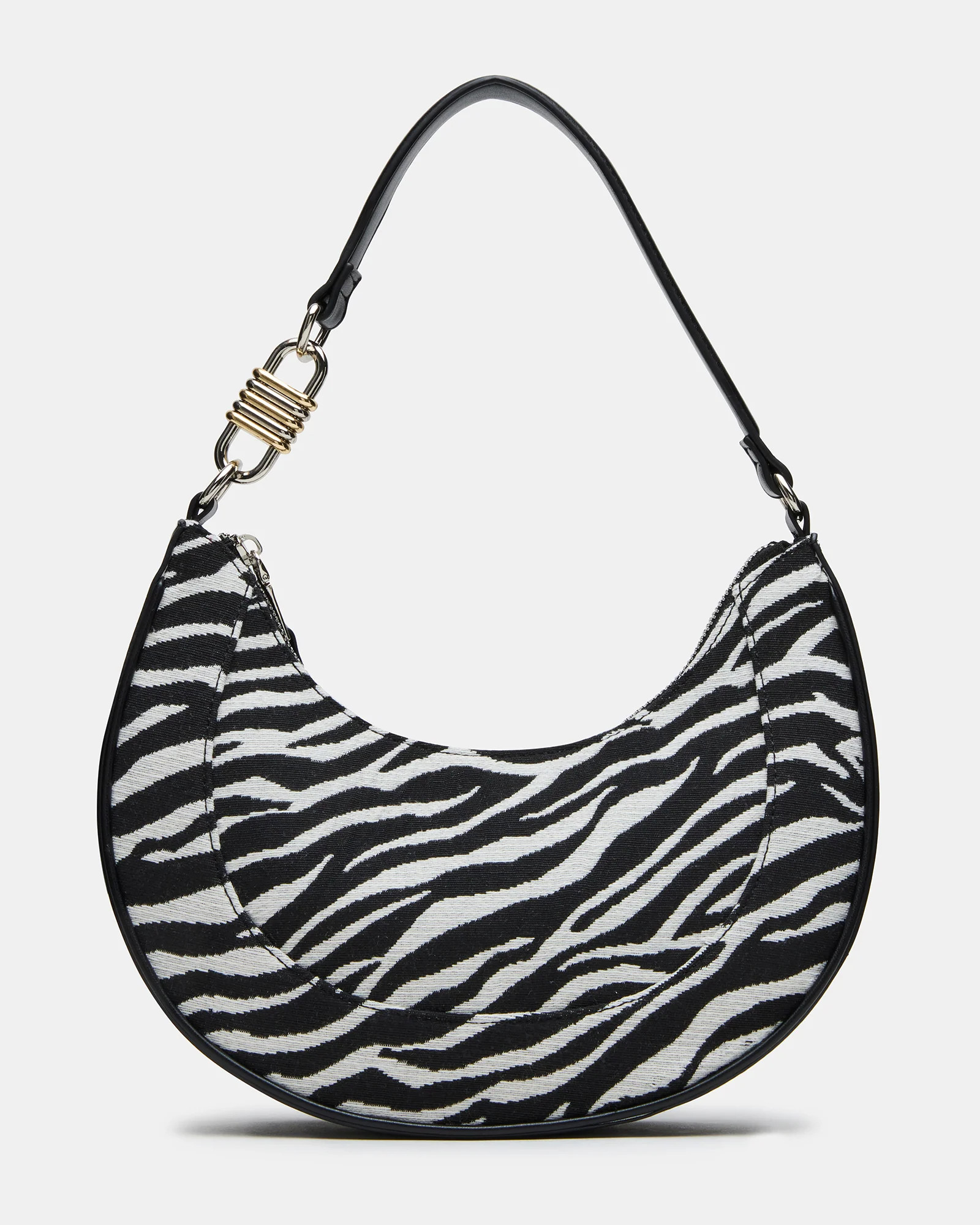 LOHAN Bag Zebra Structured Hobo Shoulder Handbag | Steve Madden (US)
