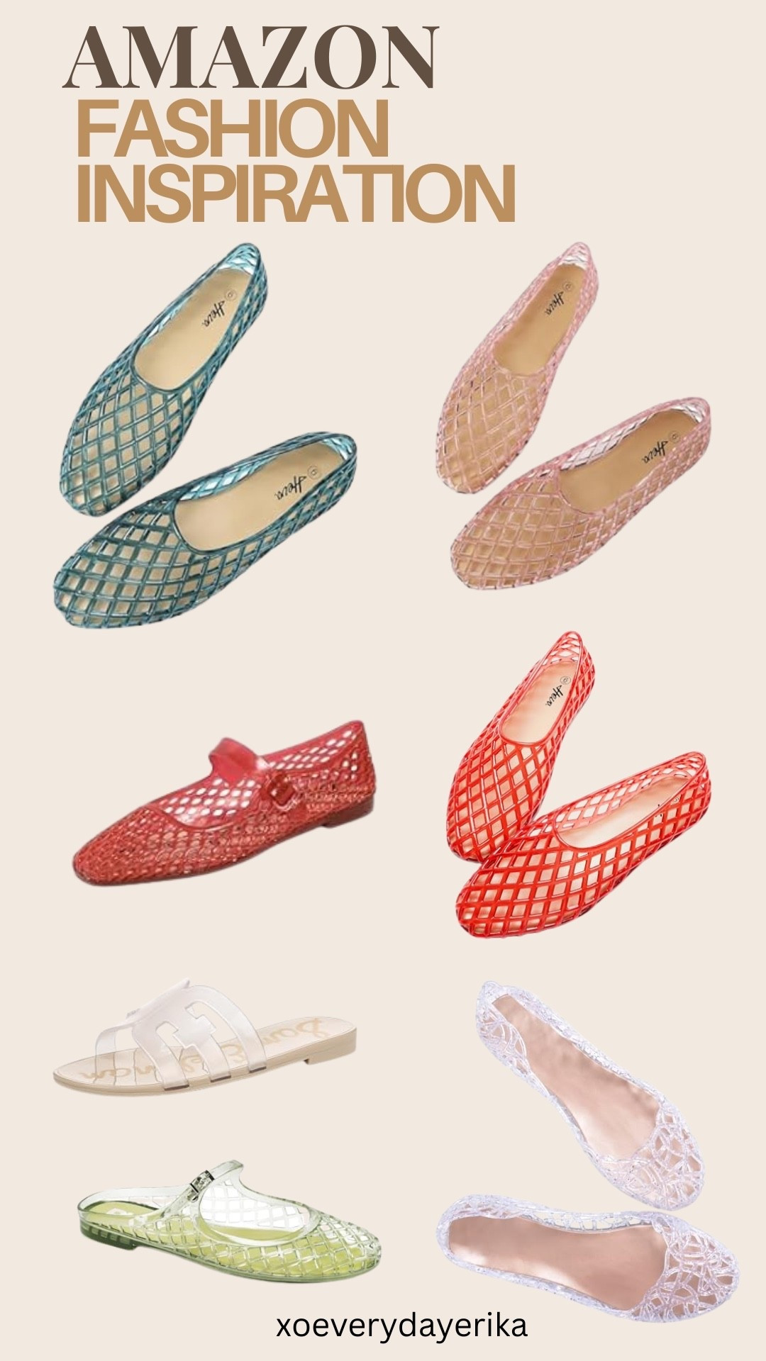 Summer style essentials! Check out these cute jelly shoes on Amazon! Perfect for any summer beach or vacation outfits. #summershoes #beachwear #vacationstyle 

#LTKActive #LTKOver40 #LTKTravel