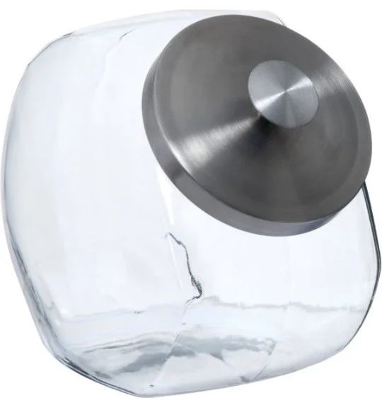 Anchor Hocking 1 Gallon Glass Storage Penny Candy Jar with Silver Lid - Walmart.com | Walmart (US)