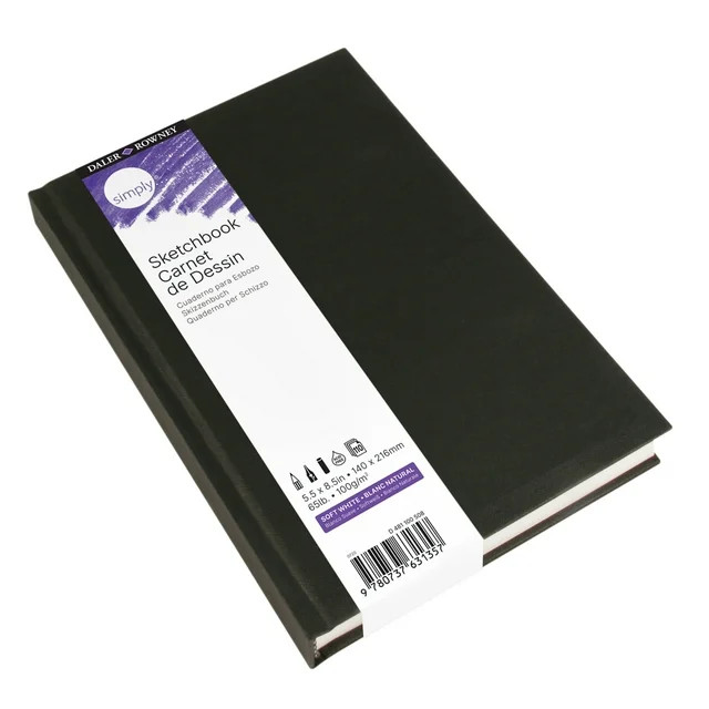 Daler-Rowney Simply Sketch Book, 5.5" x 11", 110 Sheet - Student Art Paper | Walmart (US)