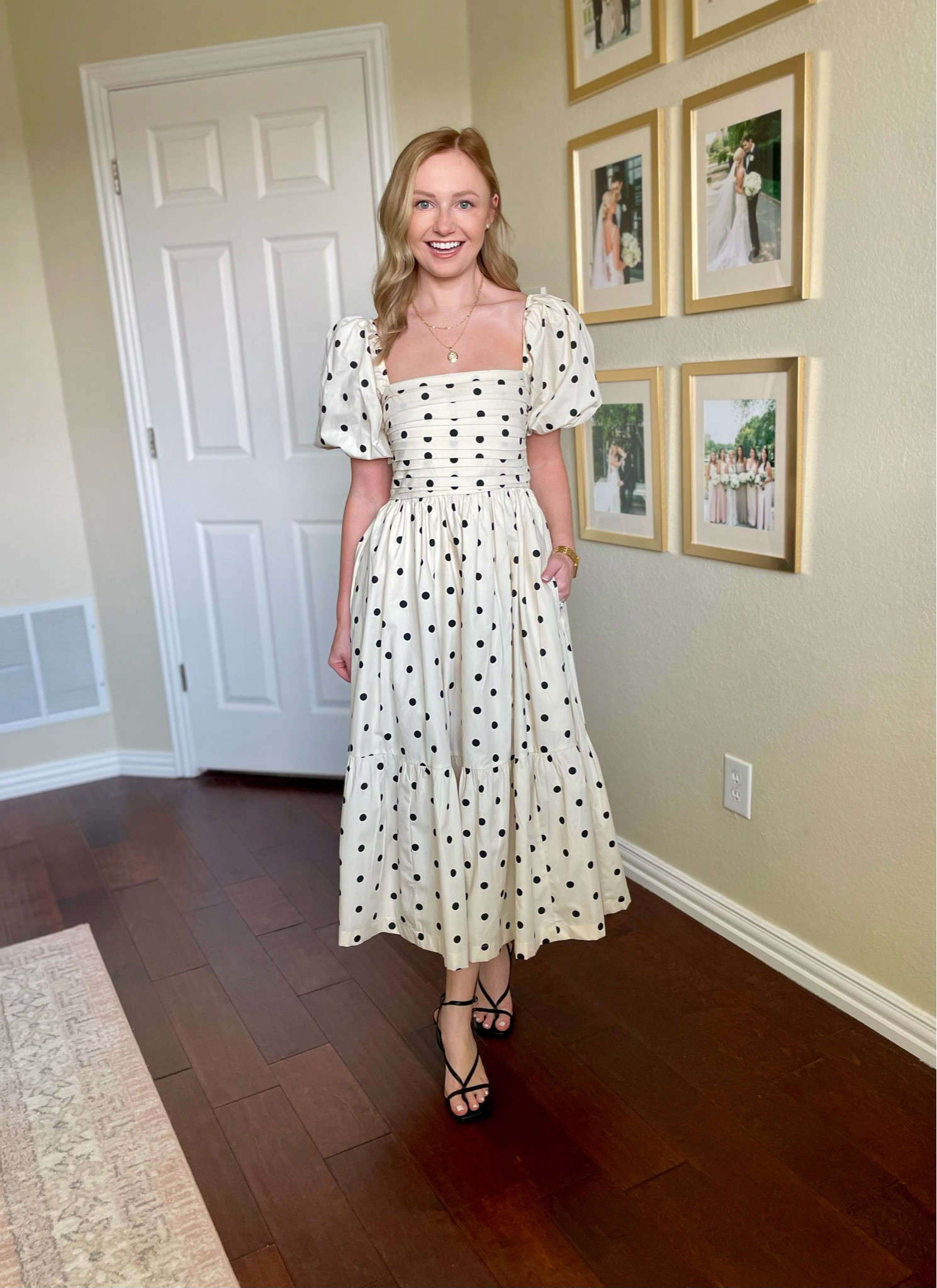 Wearing an XS regular | polka dot dress, fall dress, midi dress, casual dress 

#LTKFallSale #LTKSeasonal #LTKStyleTip