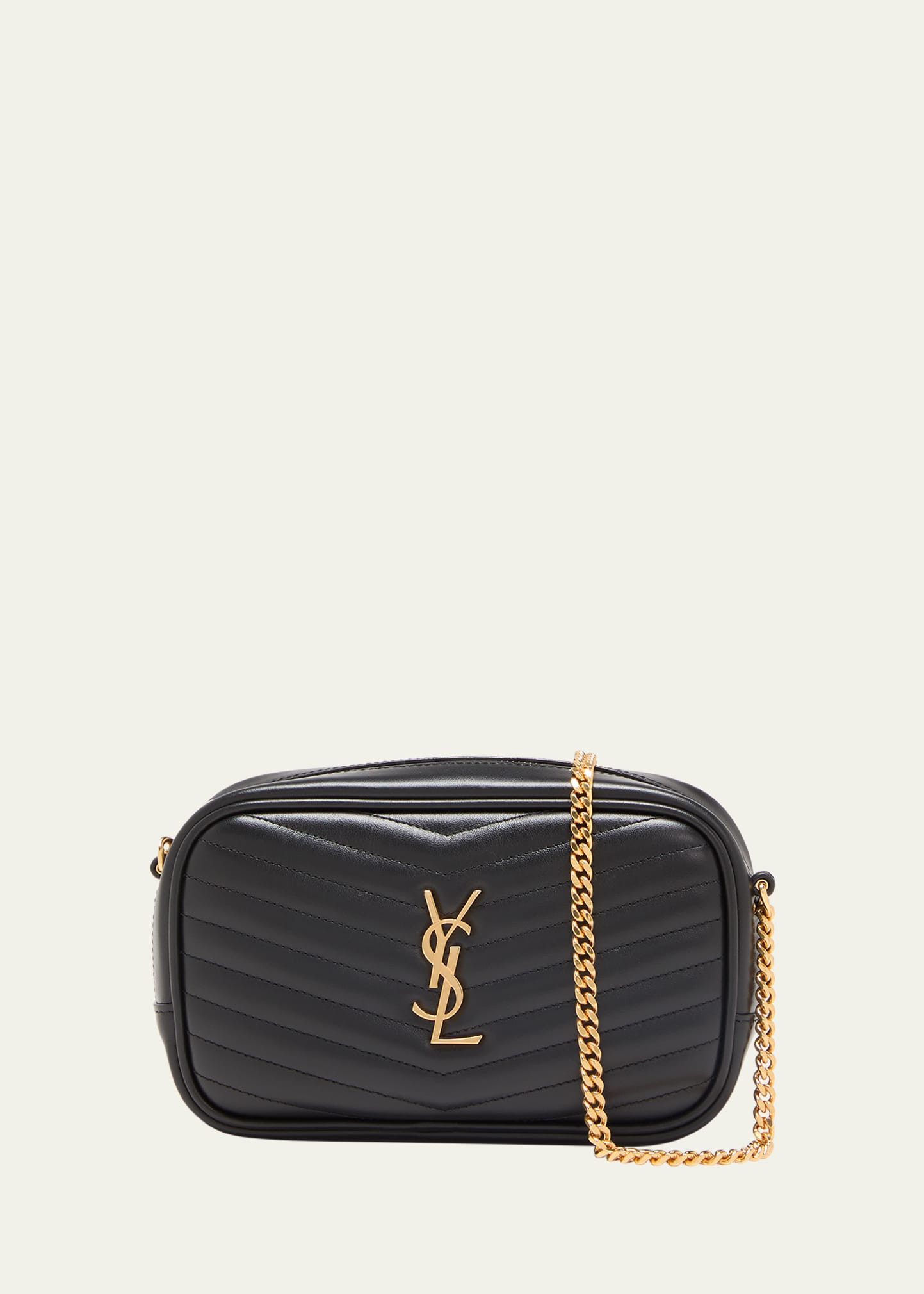 Saint Laurent Lou Mini YSL Quilted Camera Bag | Bergdorf Goodman