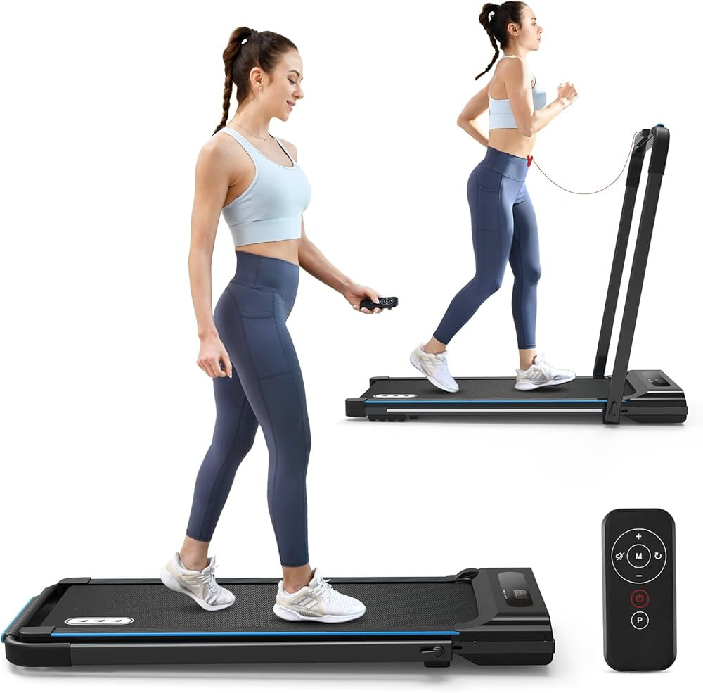 REDLIRO Under Desk Treadmill 2 in 1 Walking Pad, Portable, Folding, Electric, Motorized, Walking ... | Amazon (US)