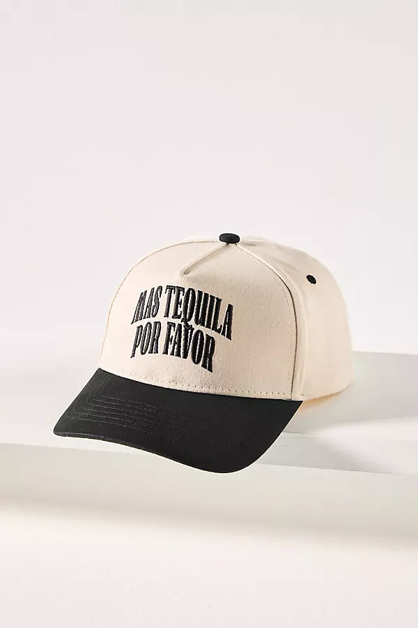 Mas Tequila Por Favor Trucker Hat | Anthropologie (US)