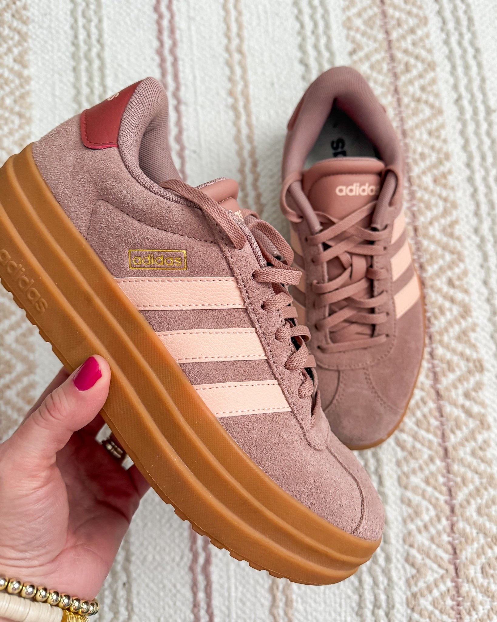 These adidas are my attempt to wear sneakers in the winter. The platform helps keep my jeans away from the wet ground! Size down a 1/2 side! This color isn’t available at the moment! 

#LTKootd #LTKPetite #LTKSeasonal