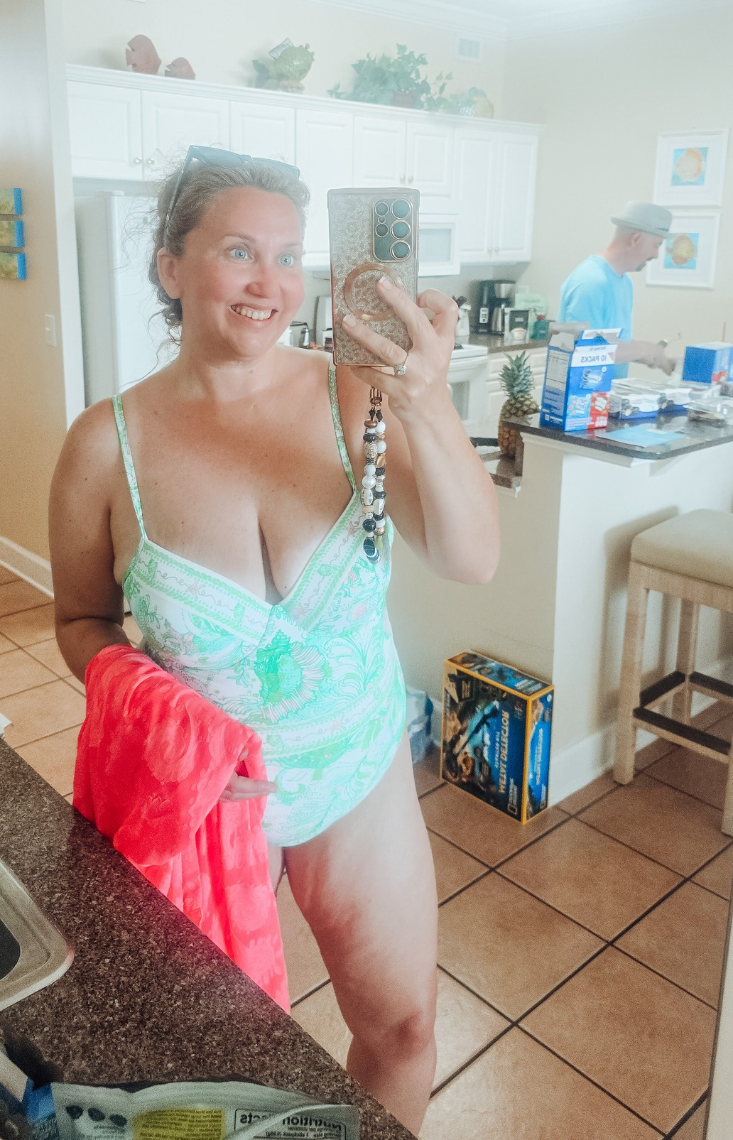 Vacation time! I thought I had ordered this swim in a size 16... it was a size 14. Its way too small but it is what it is. Im on vacation and enjoying myself#livinglargeinlilly #lillypulitzer #swim #plussizeSwim

#LTKdayinmylife #LTKootd #LTKPlusSize