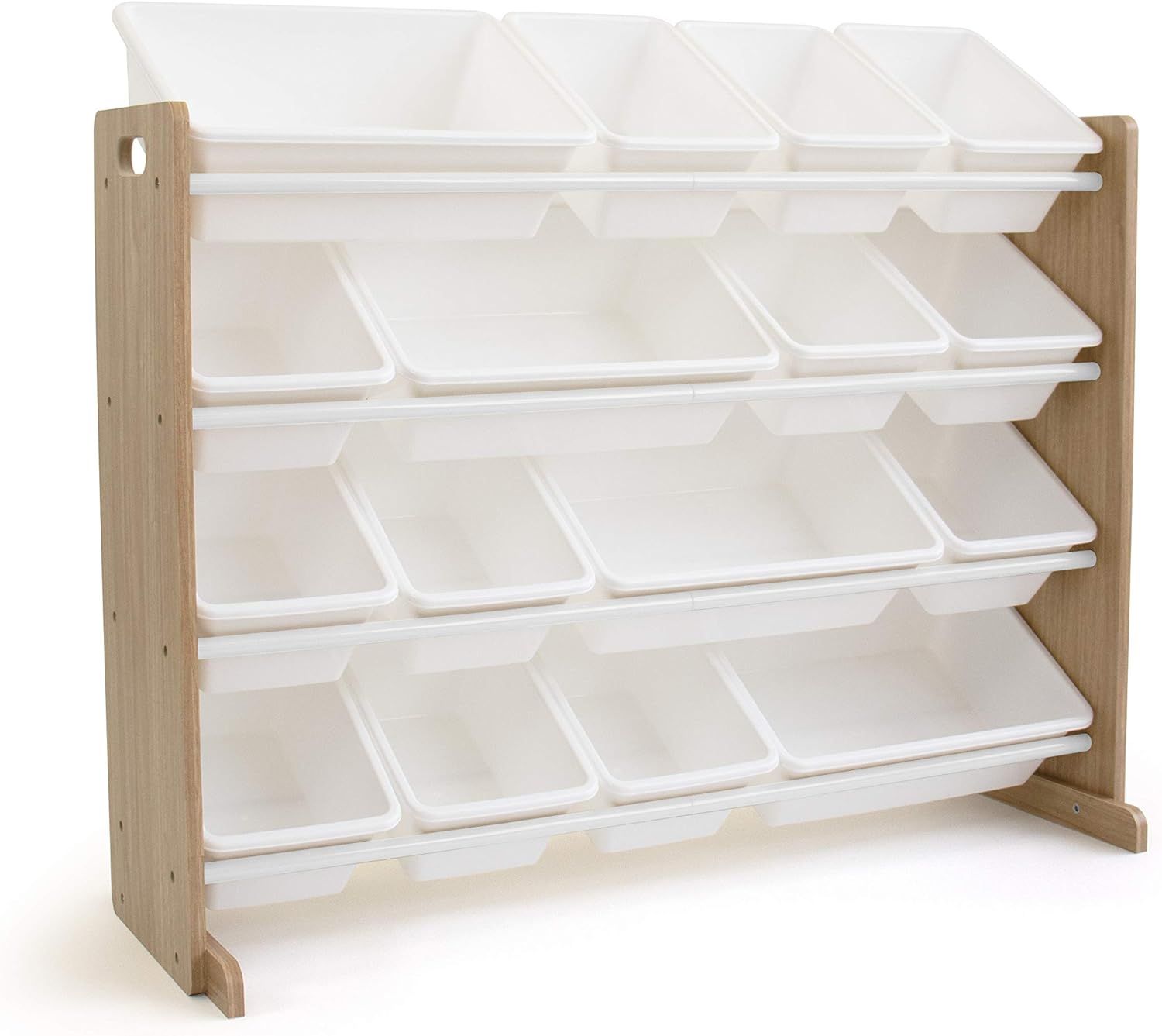 Humble Crew Extra-Large Toy Organizer, 16 Storage Bins, Universal, Natural/White | Amazon (US)