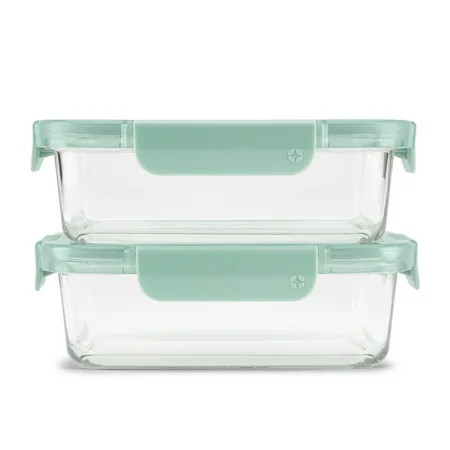 Ello Color Lock 4 Piece 3.4 Cup Meal Prep Food Storage Container, Yucca | Walmart (US)