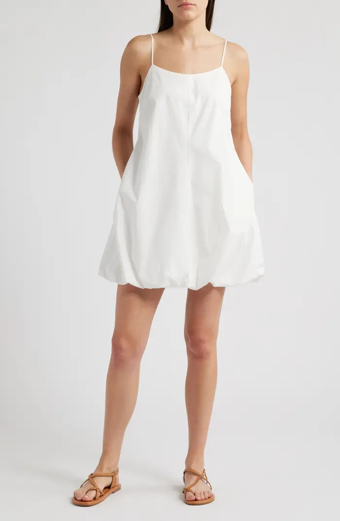 Blanca Bubble Hem Cotton Blend Minidress | Nordstrom Rack