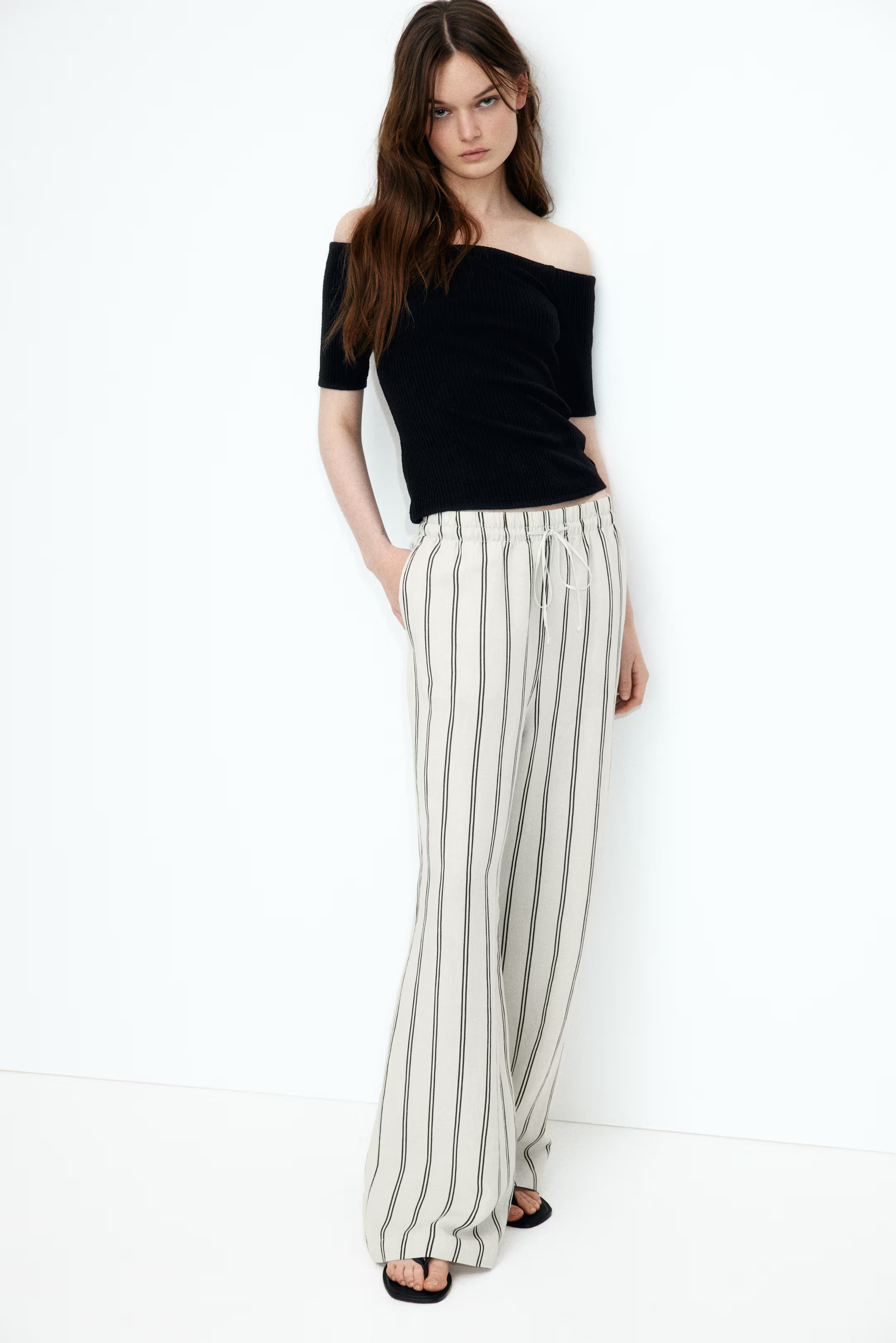 Linen-Blend Pants | H&M (US + CA)