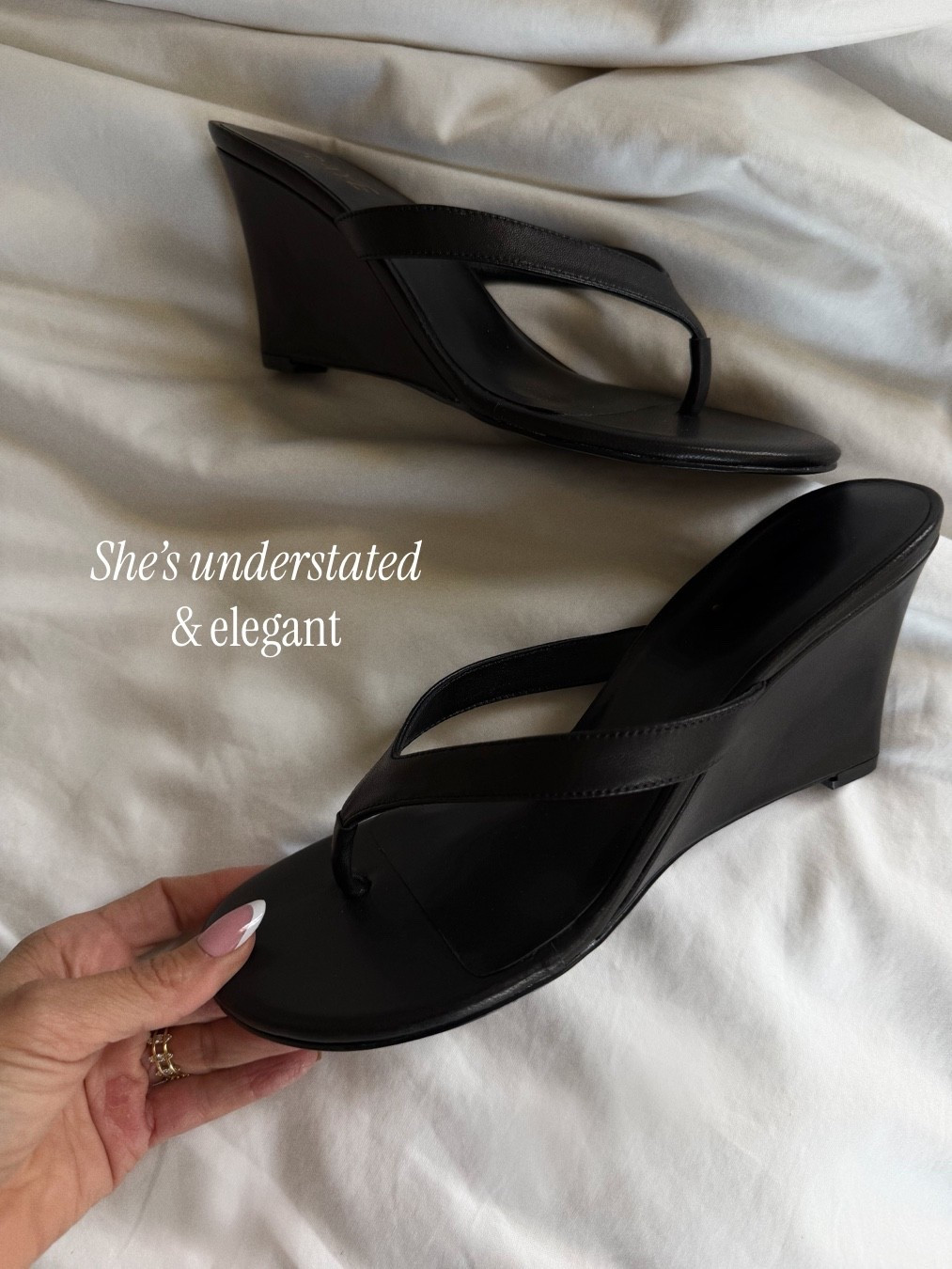 These thong wedge sandals are definitely with all the cool girls are wearing this season. This price point is great and I’ve been reaching for them nonstop this summer.