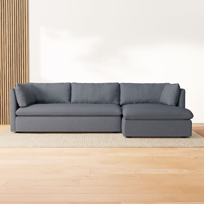 Shelter 2-Piece Chaise Sectional (105") | West Elm (US)