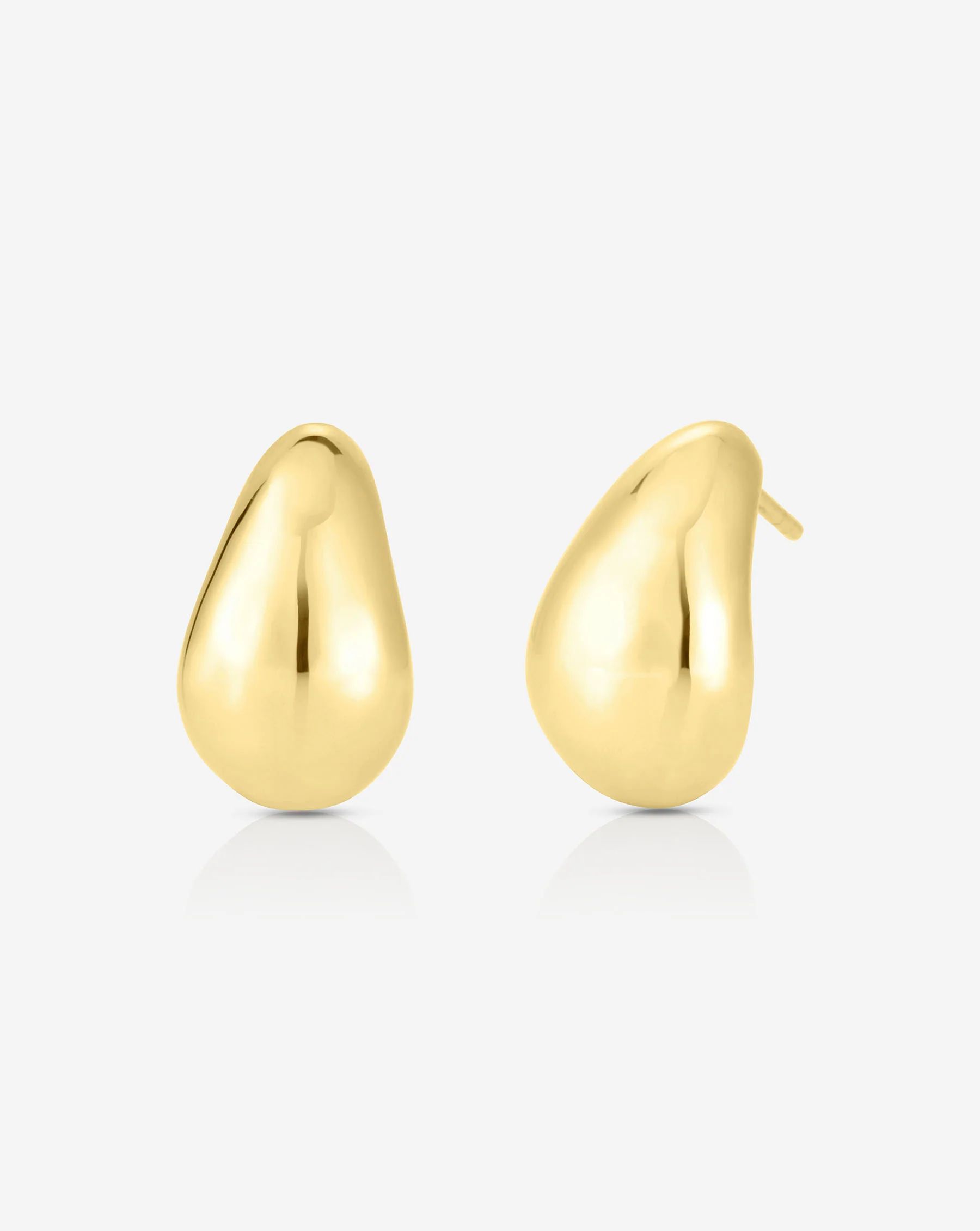 Mini Gold Cloud Earrings | Ring Concierge