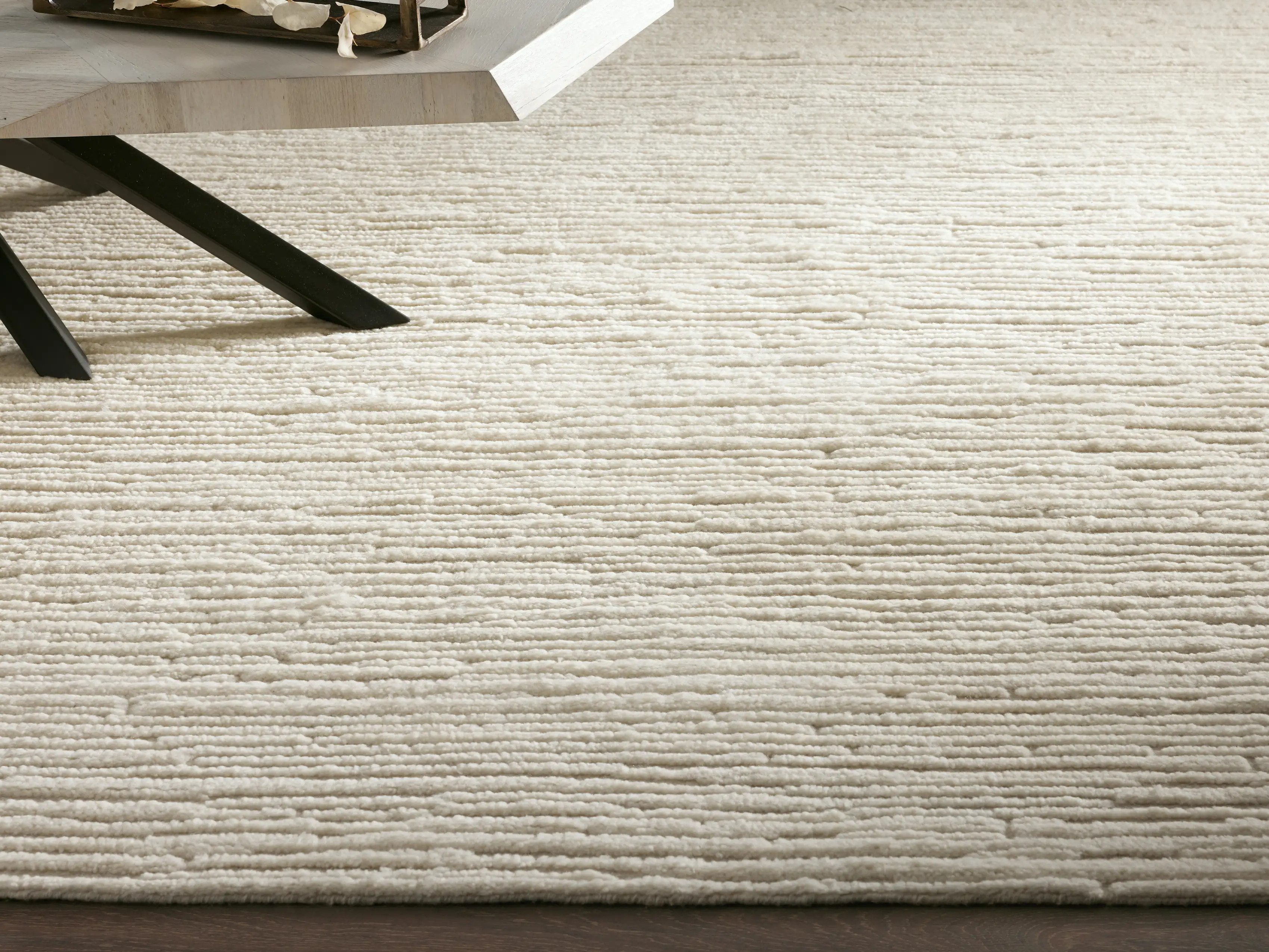 Arlo Hand-Knotted Rug in Ivory | Arhaus