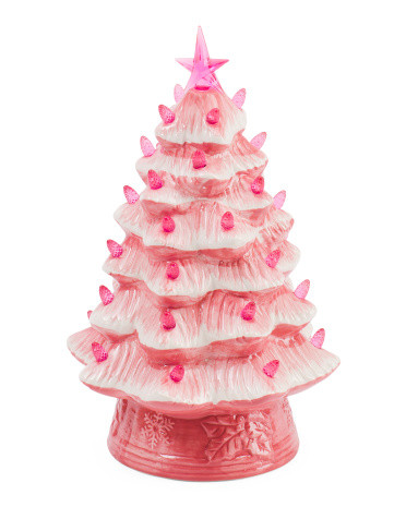 12in Led Classic Ceramic Tree | TJ Maxx
