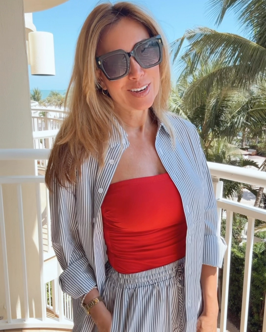 Summer two piece short set. Perfect as a cover up, outdoor excursions or running errands. This set is so soft, cool and breathable! Wearing XS. 
Love the fit of this red strapless one piece swimsuit! Wearing S.

Resort wear, swimwear, beach outfit, vacation outfit, summer style. 



#LTKSwim #LTKStyleTip #LTKSeasonal