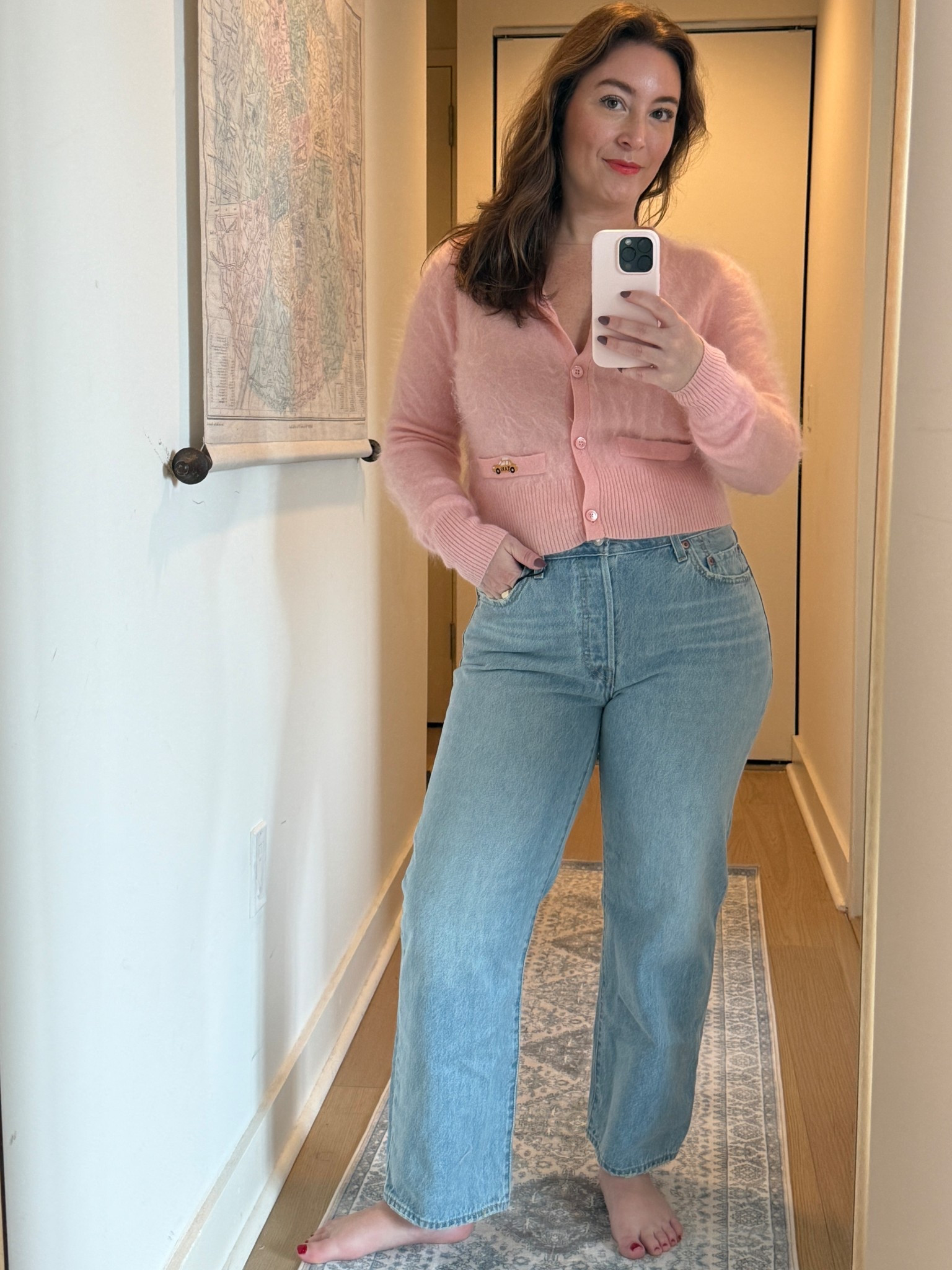 Denim and cardi 

#LTKdayinmylife #LTKootd